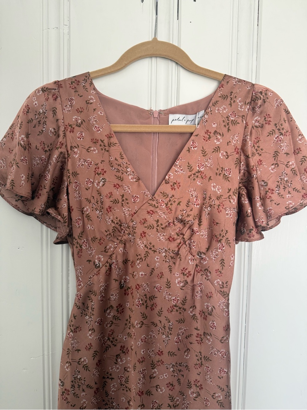 Petal and Pup Silk Floral Dress